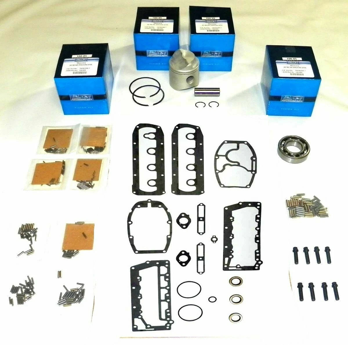 Rebuild Kit .040 for Mercury 75-85 Hp 4 Cyl Cross Flow Power Head (1975–1985)