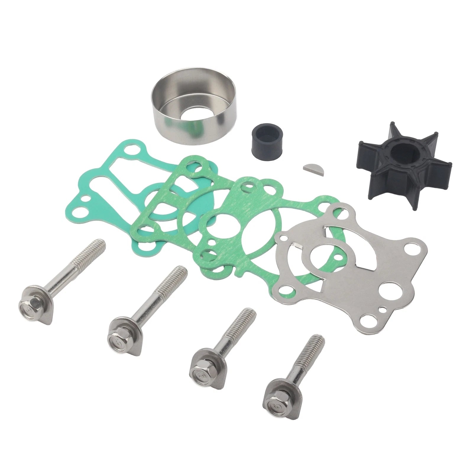 Water Pump Repair Service Kit for Yamaha Outboard 40HP 50HP (SIE 18-3408 18-3429)