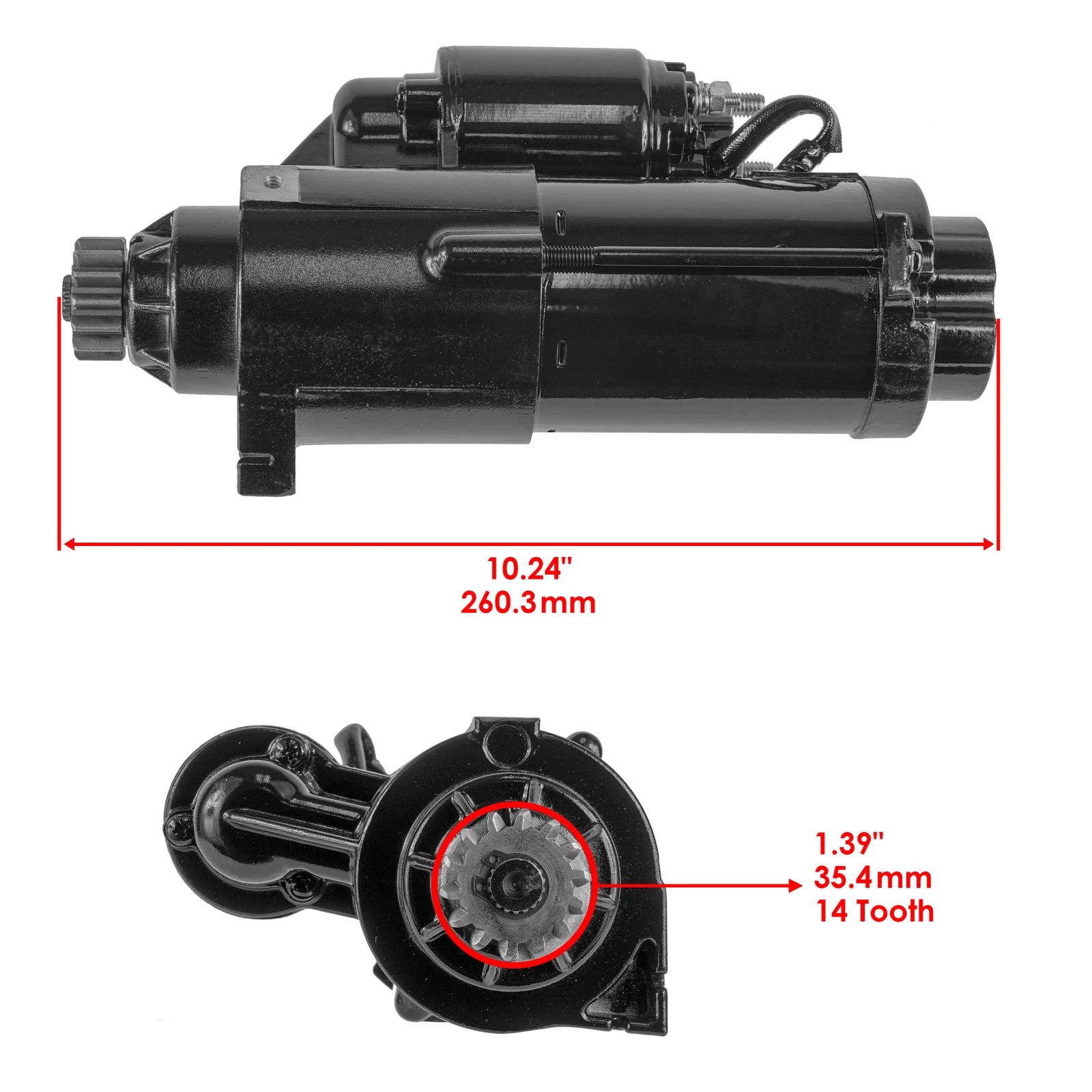 Starter for Mercury 135L 135XL 135CXL DFI/Optimax 2.5L (1996–2006)