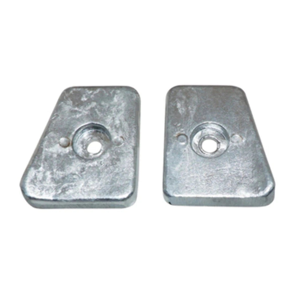 Set of 2 Zinc Anodes for Johnson/Evinrude BRP/OMC (OEM# 434029)