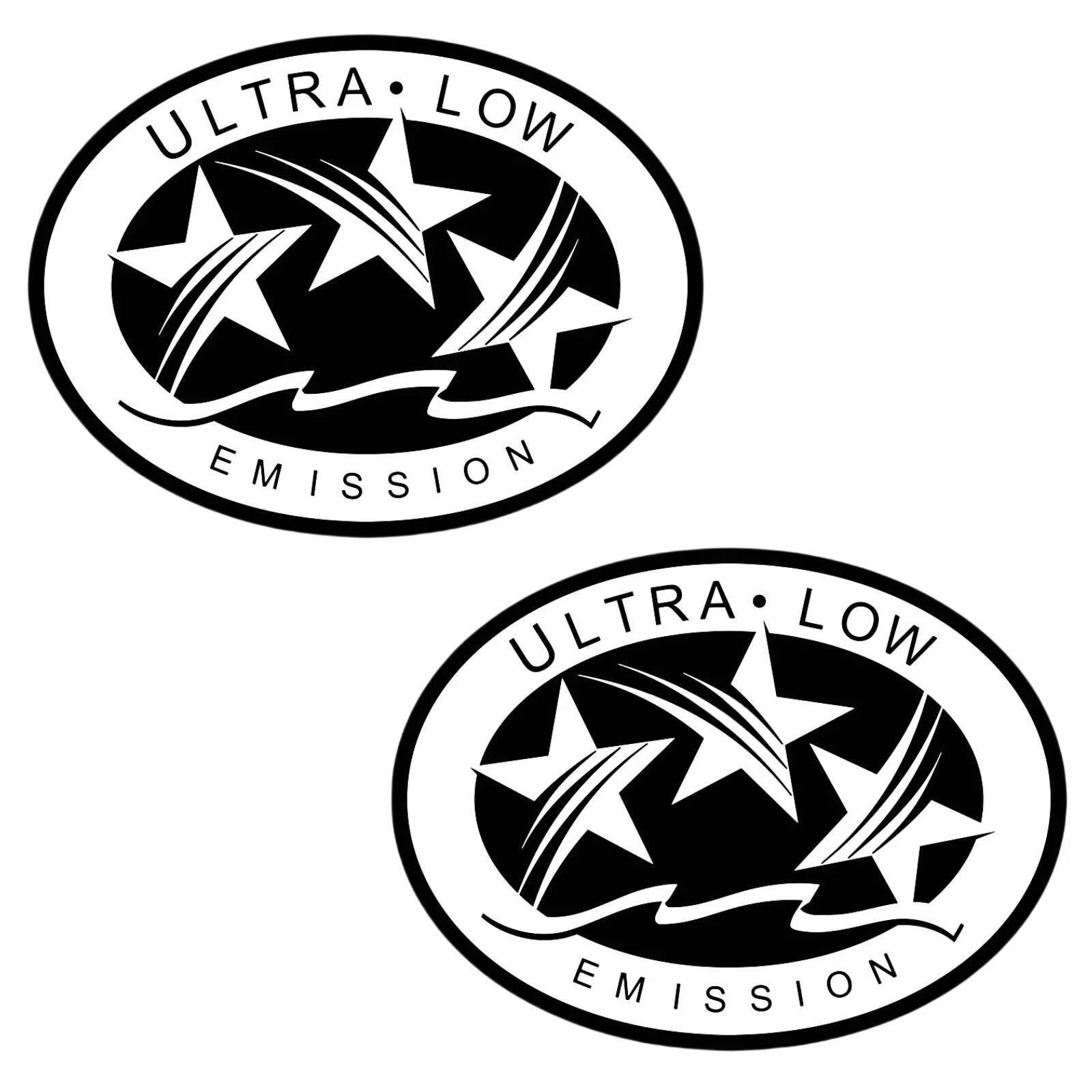2X Ultra Low Emission Sticker Decal for Marine Outboard Engine