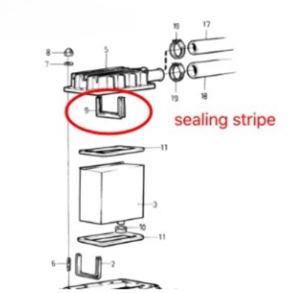 Sealing Strip for Volvo Penta AD31 AD41D KAMD44P-A (Fits 847573)