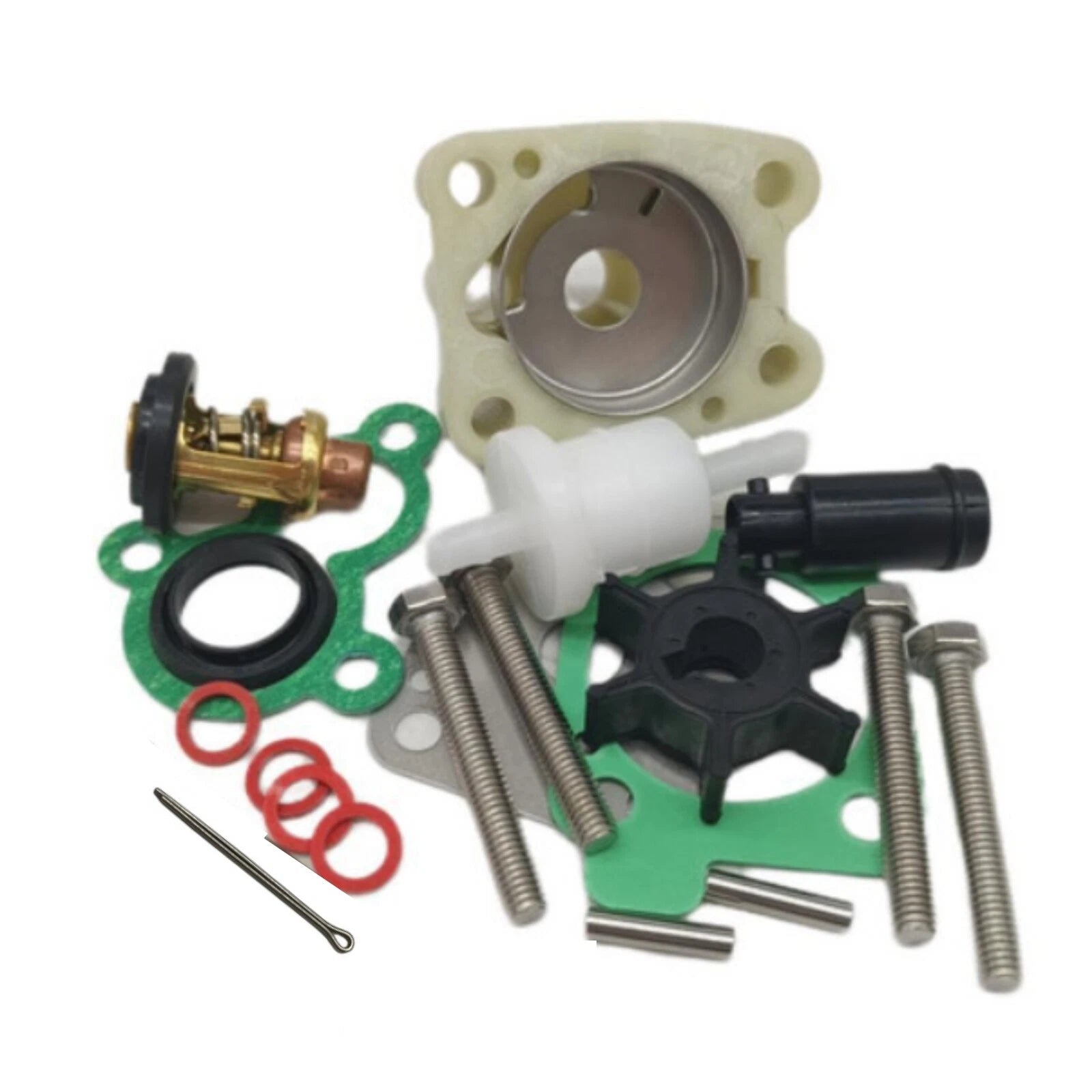 Outboard Maintenance Kit for Yamaha 4-Str 4 5 6 HP F4B F5A F6C (2010–2023) 6BX-WG078