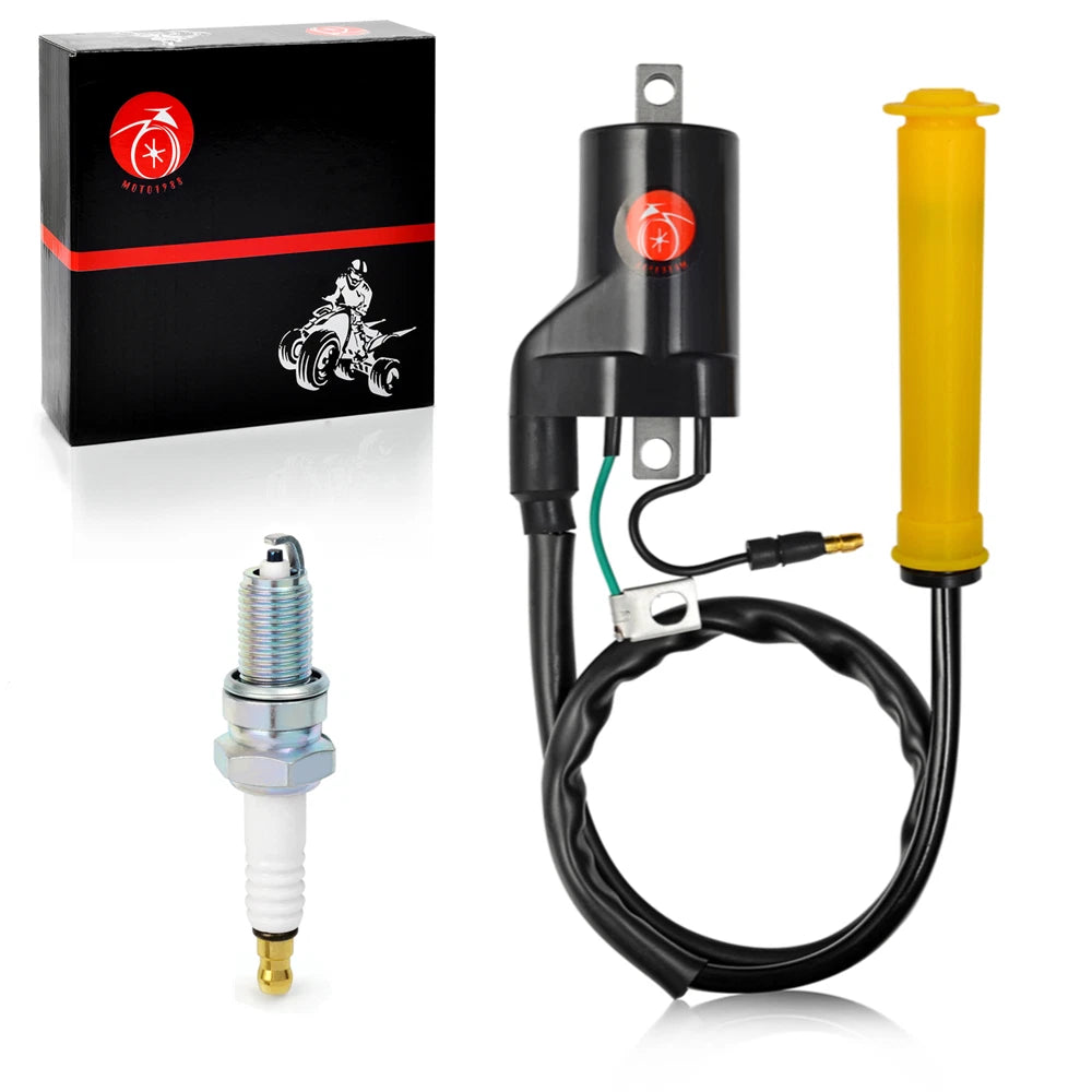 Ignition Coil Spark Plug for Honda TRX400EX 1999–2006 (2X)