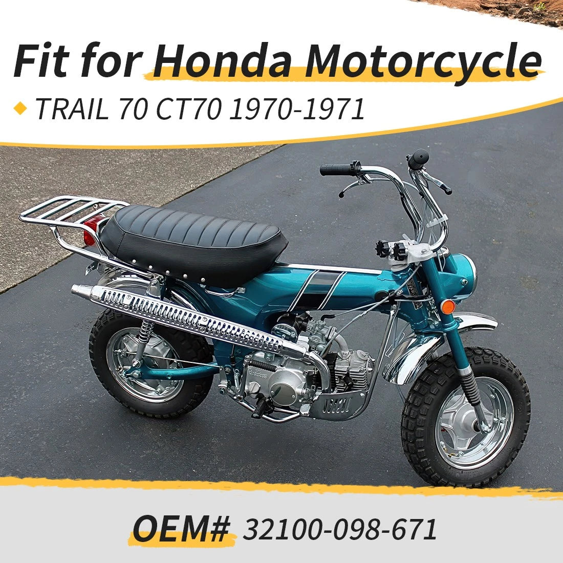 Wire Harness for Honda Trail 70 CT70 (1970–1971) 32100-098-671