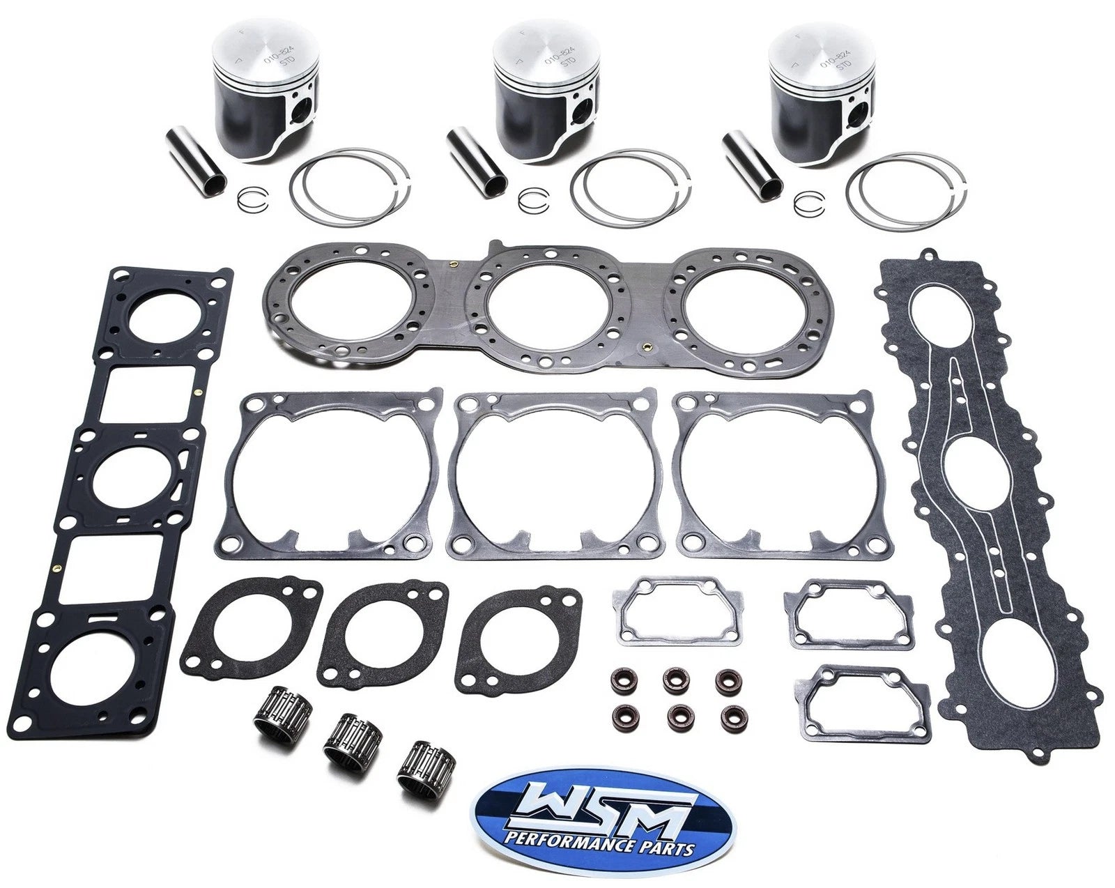 Piston Gasket Top End Rebuild Kit for Yamaha GP1300R (2000–2005) + .75mm Over