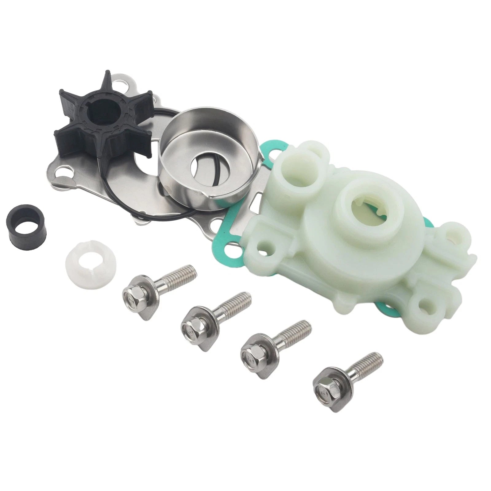 Water Pump Kit with Housing for Yamaha 25 30 40 HP 4-Stroke Outboard (66T-W0078)
