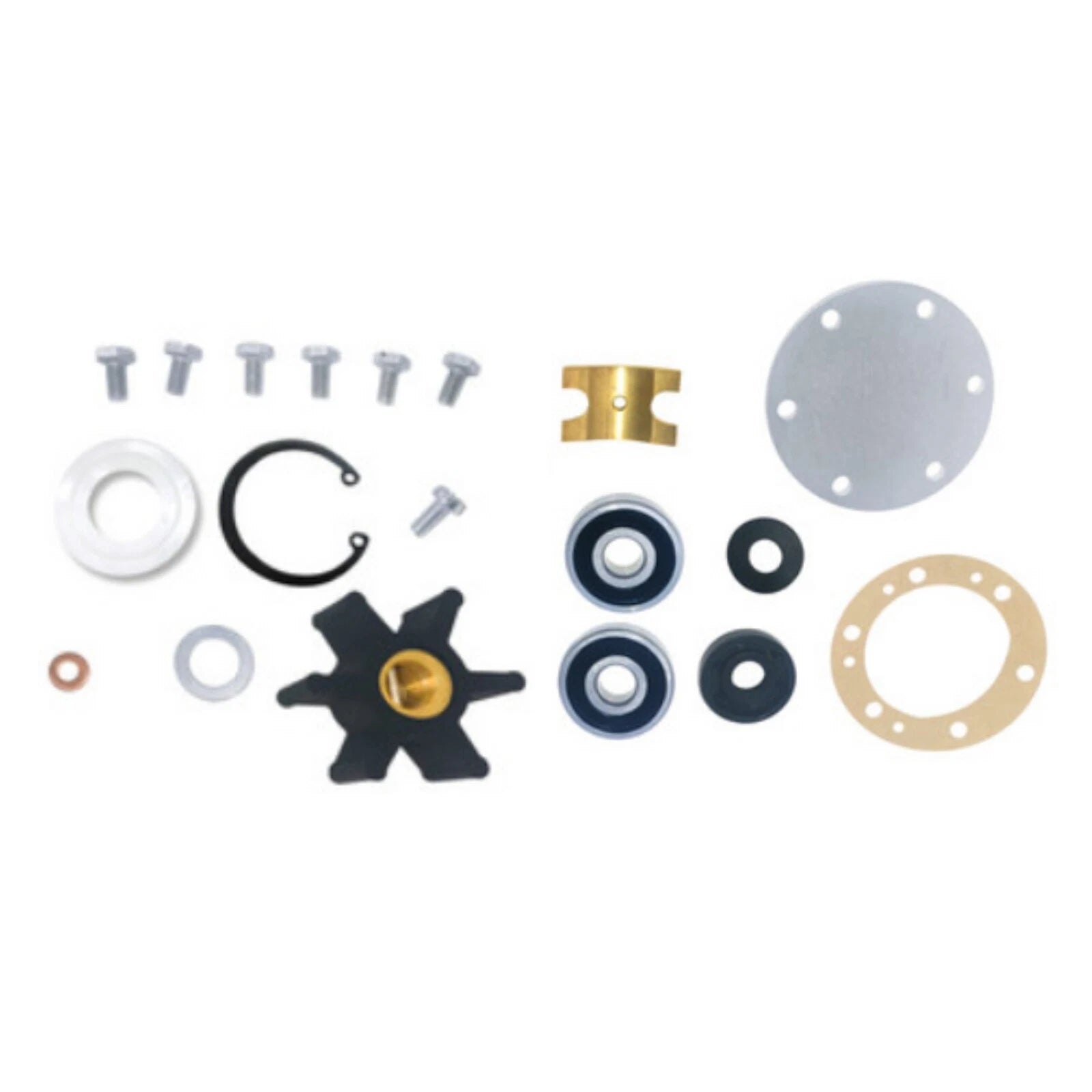Water Pump Major Rebuild Kit 124070-42000/0001/0002 for Yanmar 2QM15 (1977–1980)