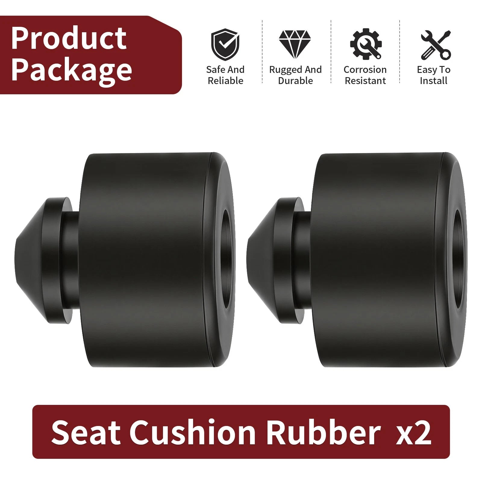 Rubber Seat Cushion for Honda Elite 50, NC700X/XD, NC750X, ST1300 (–2019) 77206-GF0-000