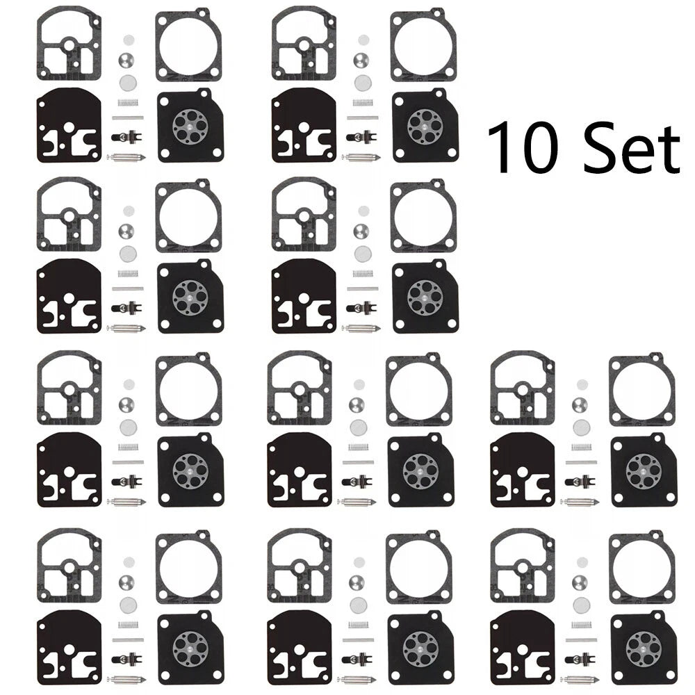 Set of 10 Carburetor Repair Kits for Stihl 009 010 011 012 011AV (C1S-S1A, RB-11)