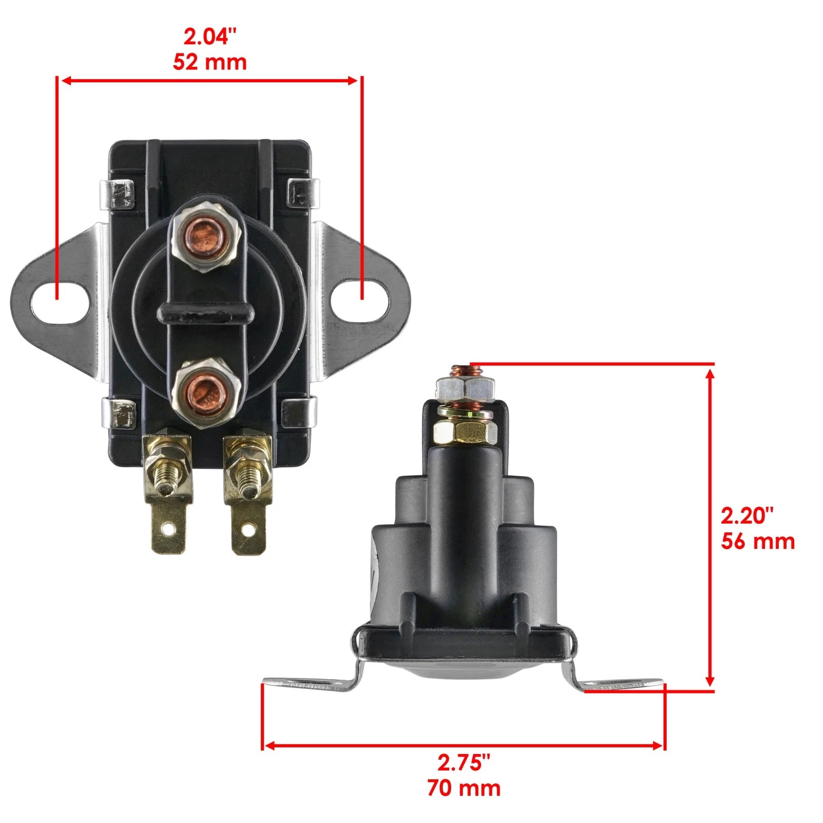 Starter Solenoid Relay for Mercury Marine 35Hp 50Hp 150Hp (All Years)