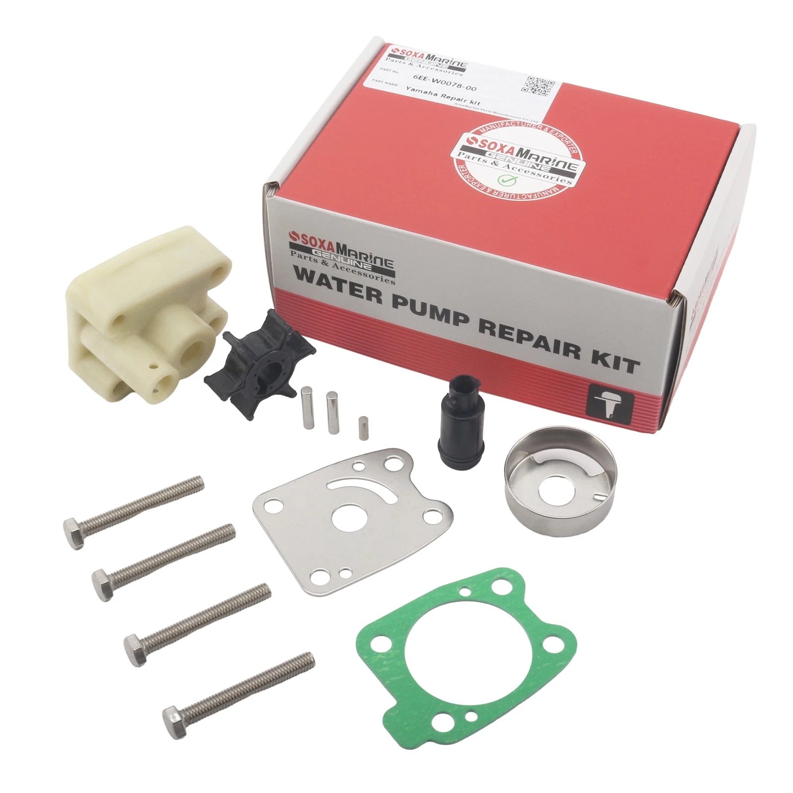 Outboard Water Pump Rebuild Kit for Yamaha 4S 4 5 6 HP F4 F5 F6