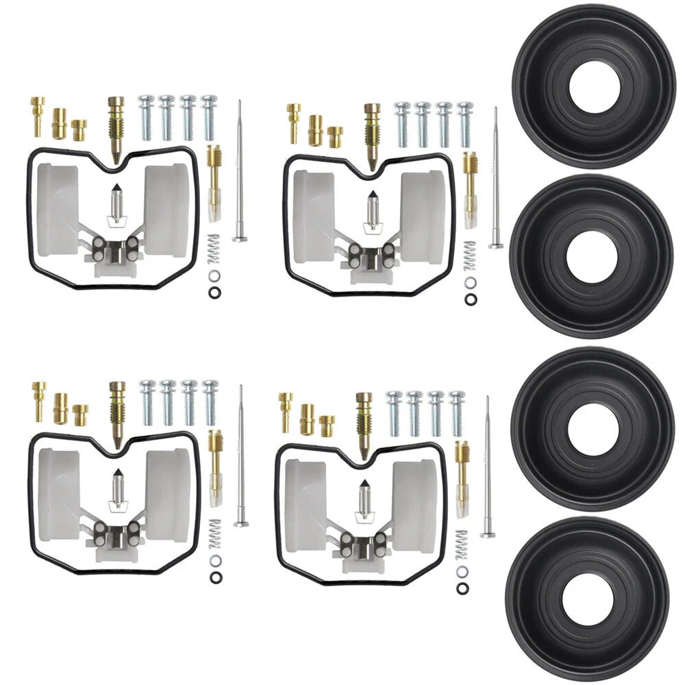 4X Carburetor Float Diaphragm Kit for Kawasaki Vulcan 500 EN500A (1991–1995)