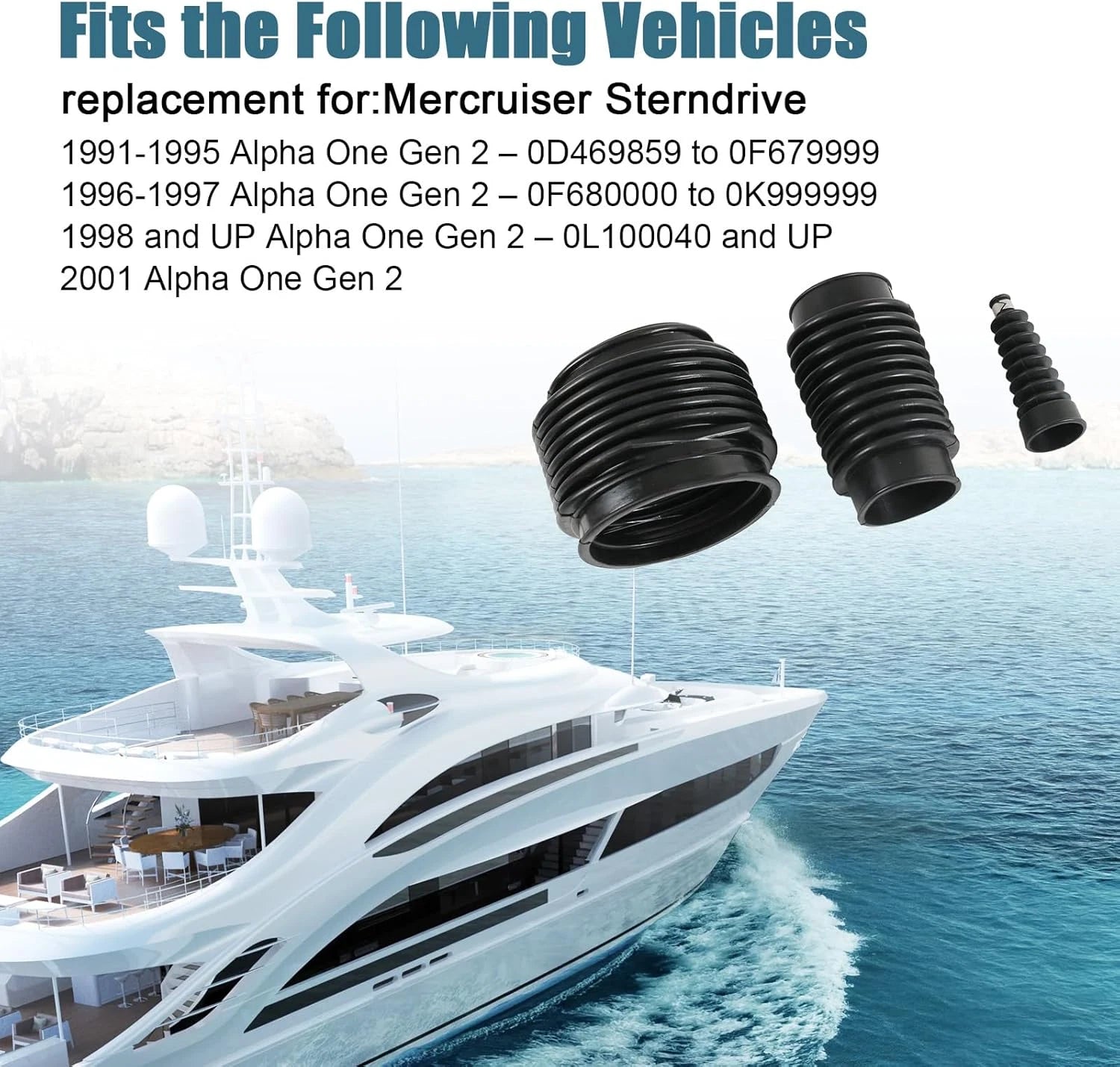 Bellows Kit w/Gimbal Bearing for MerCruiser Alpha One Gen 2 (1991–Present)