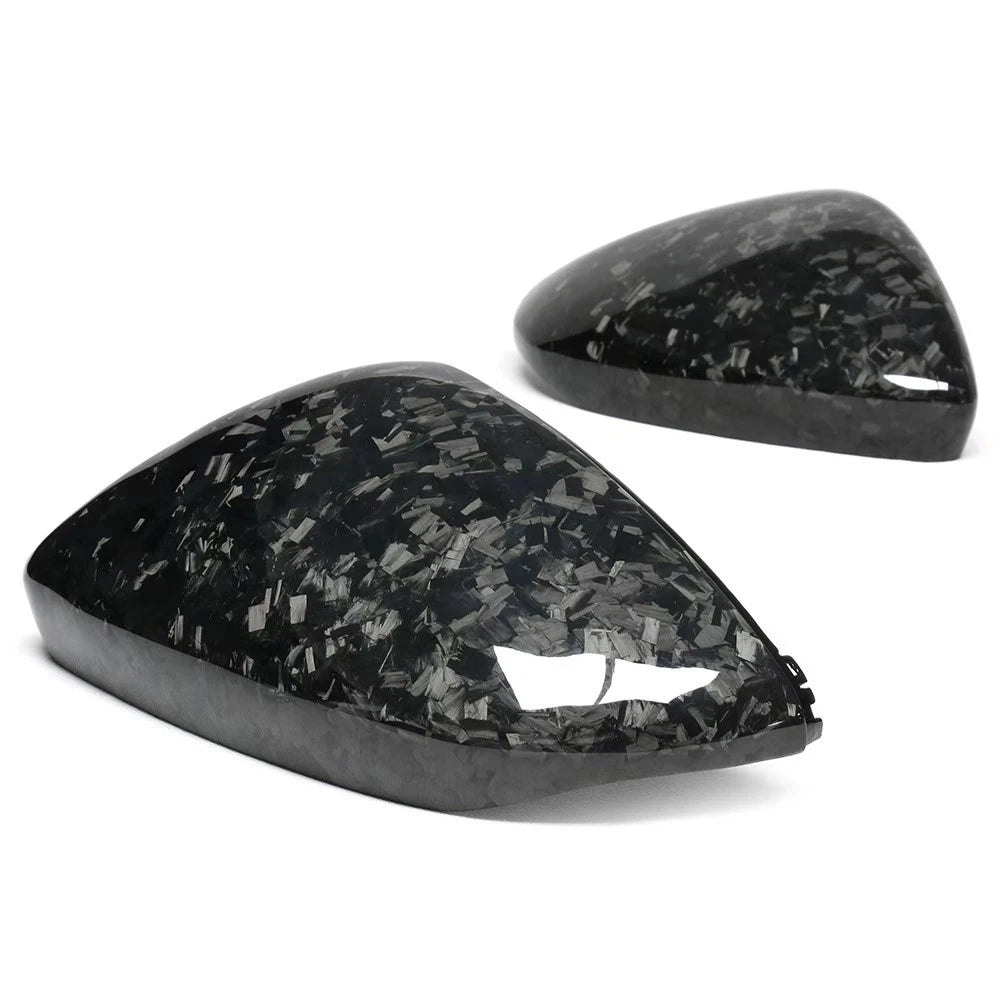 2X Carbon Fiber Mirror Cover Cap for Audi A5 (2025+) w/ Lane Assist