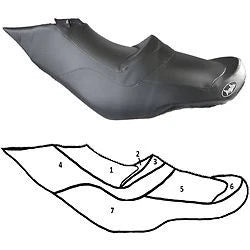 Seat Cover for Sea-Doo RXT iS GTX iS GTX Ltd iS RXT-X 260 (2009–2015)