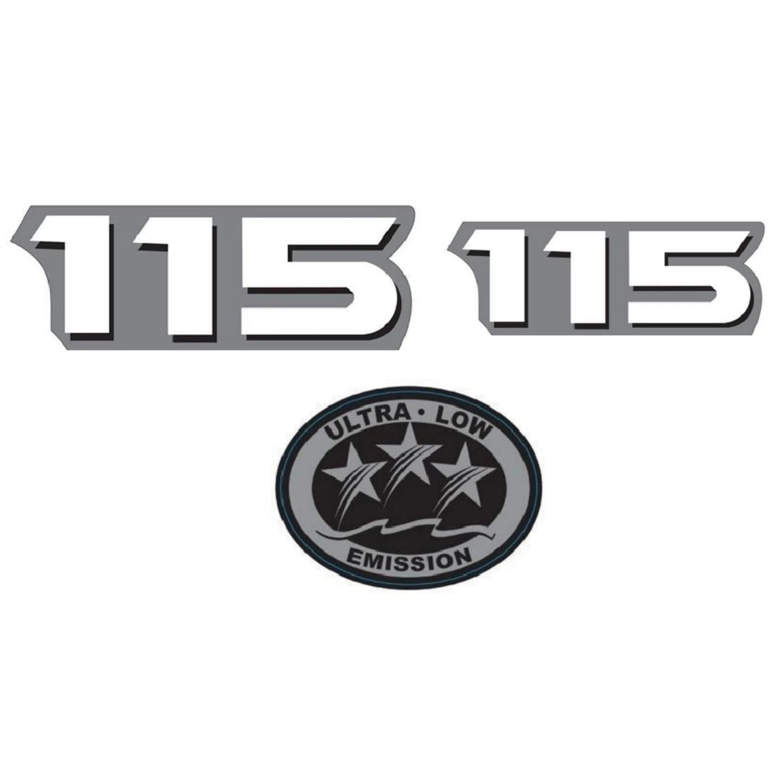 115 HP Horsepower Label Decal for Yamaha Outboard Engine Cover