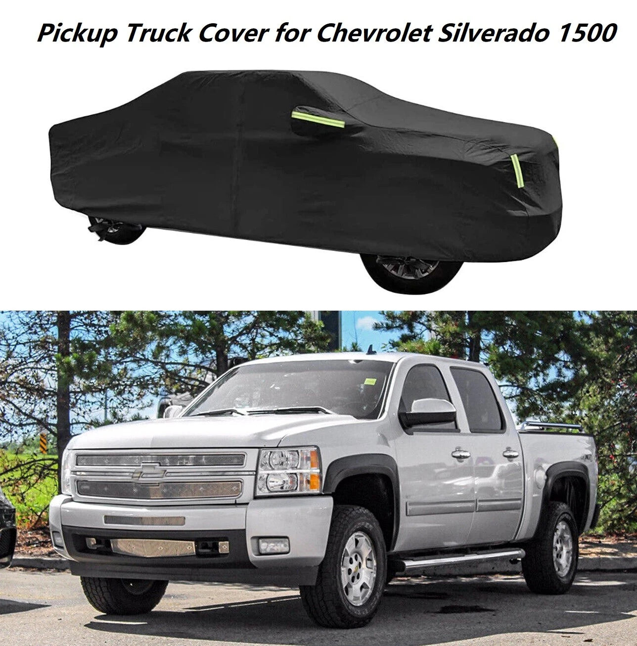 Car Cover for Chevy Silverado 1500 (All Weather, Waterproof)
