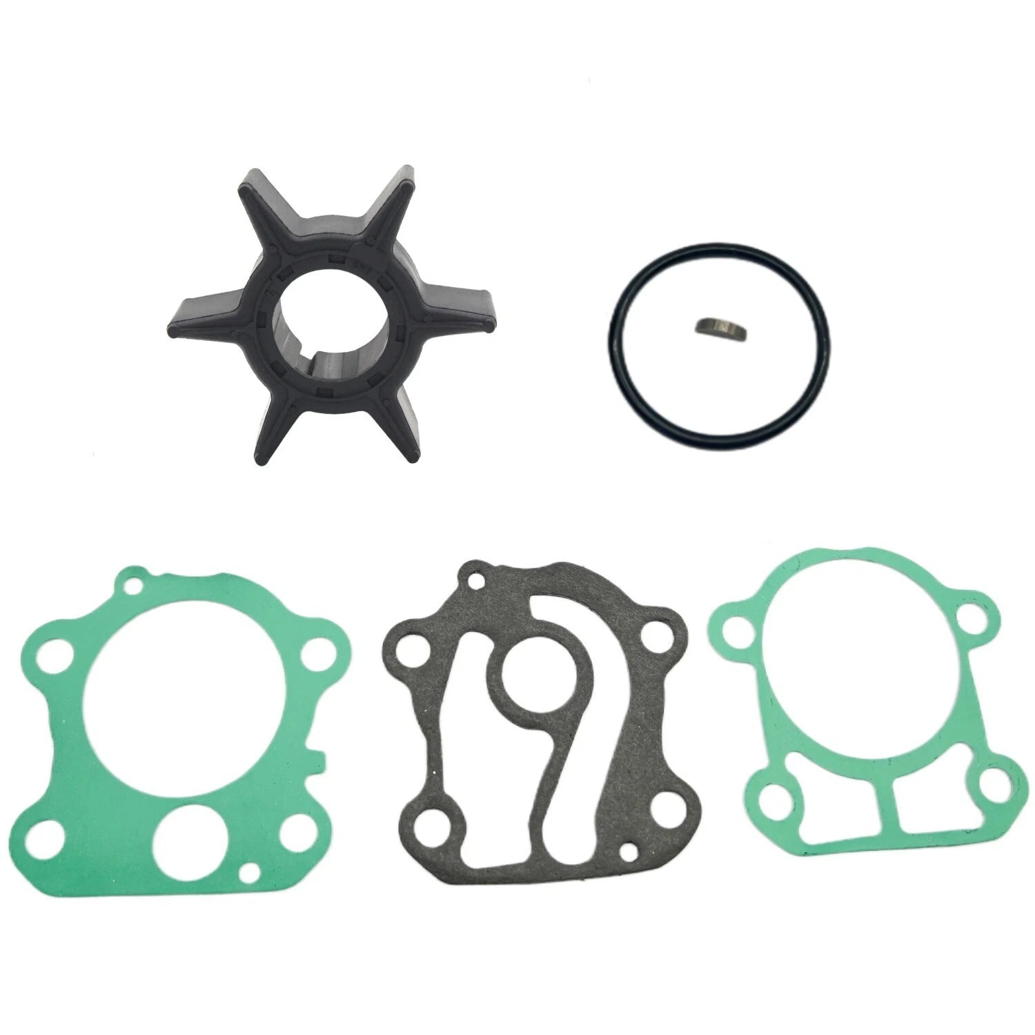 Outboard Water Pump Impeller Kit for Yamaha 2-Stroke 50-70 HP (1996-2006) 6H3-W0078-A0
