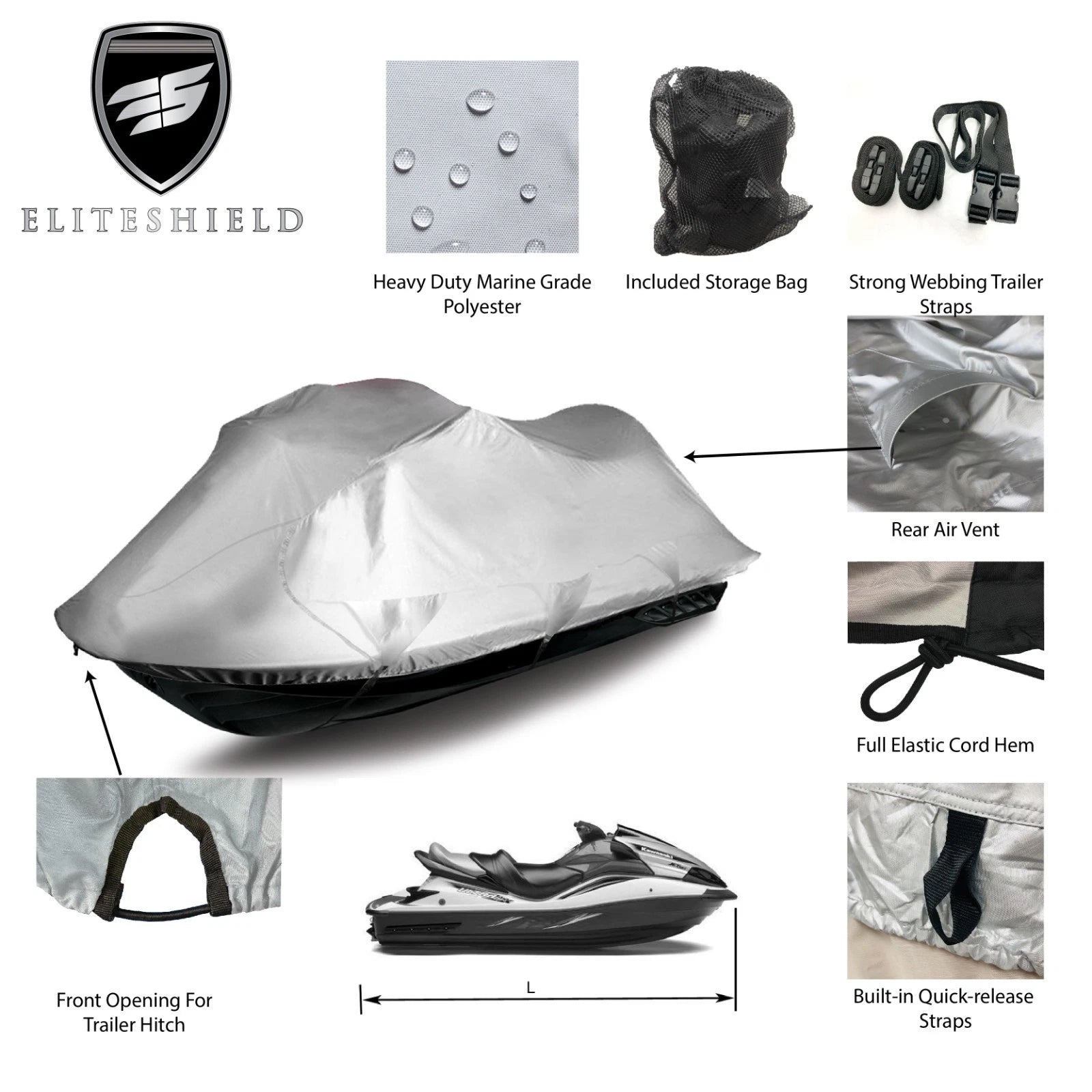 Storage Cover for Sea Doo 3D JetSki PWC (2004–2006)