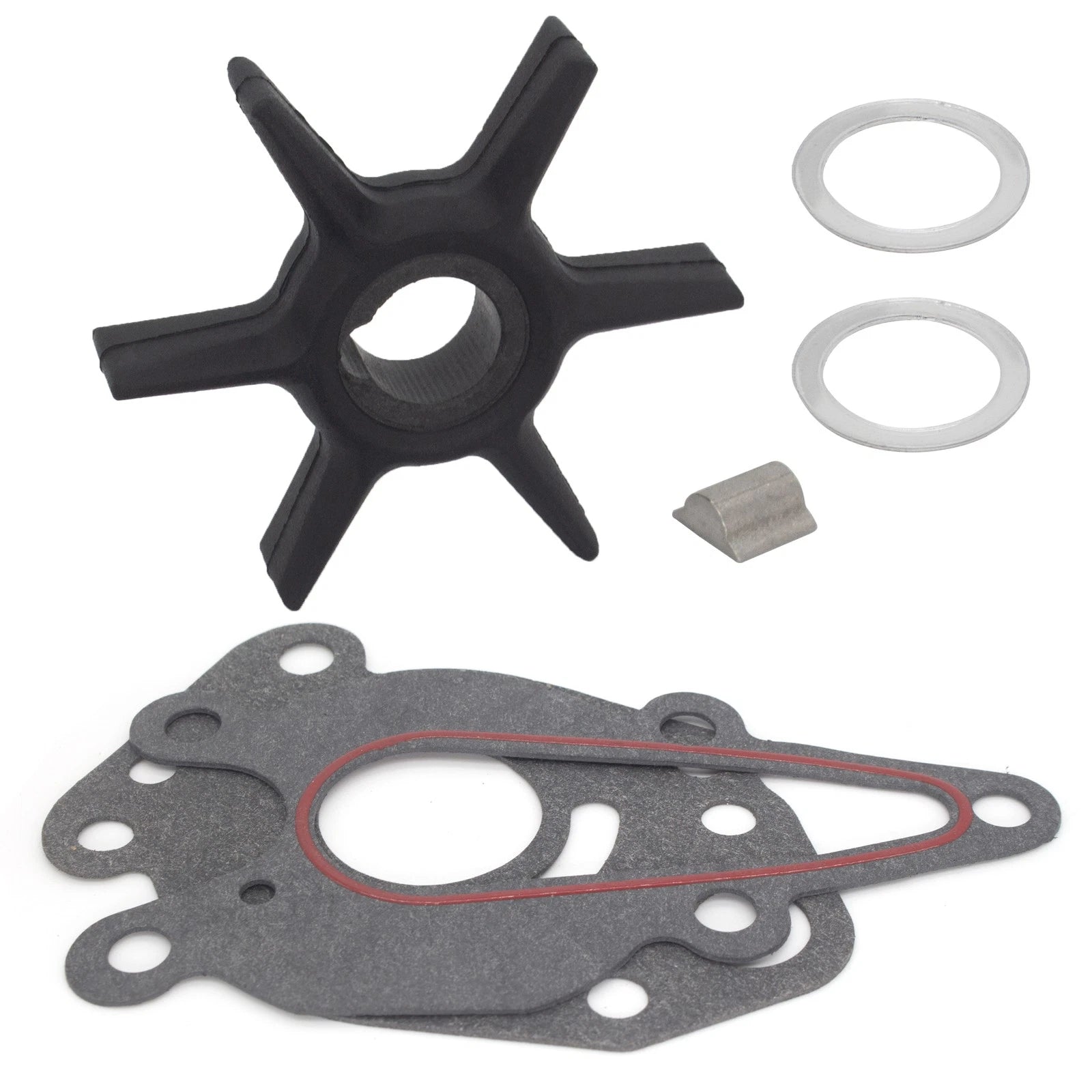 Outboard Motor Water Pump Impeller Kit for Mercury Mariner 6-15hp (Various)