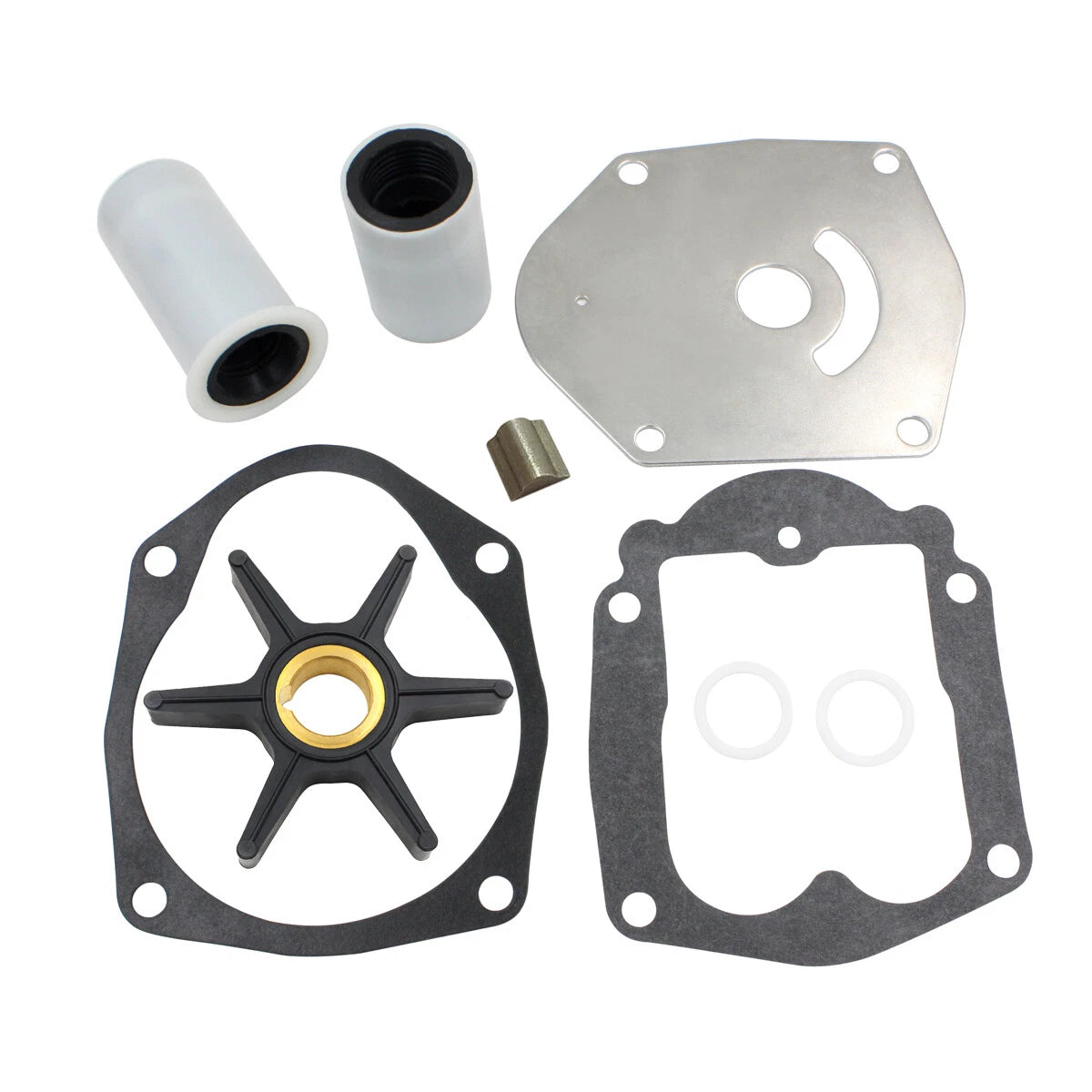 Water Pump Impeller Repair Kit for Mercury Outboards 25-50HP (821354A2)