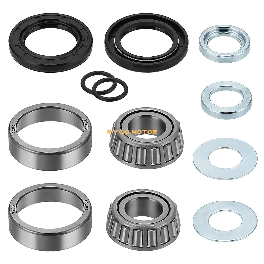 Swing Arm Bearing Seal Kit for Kawasaki Prairie 360 650 700 (2000–2006) KVF360 KVF650 KVF700