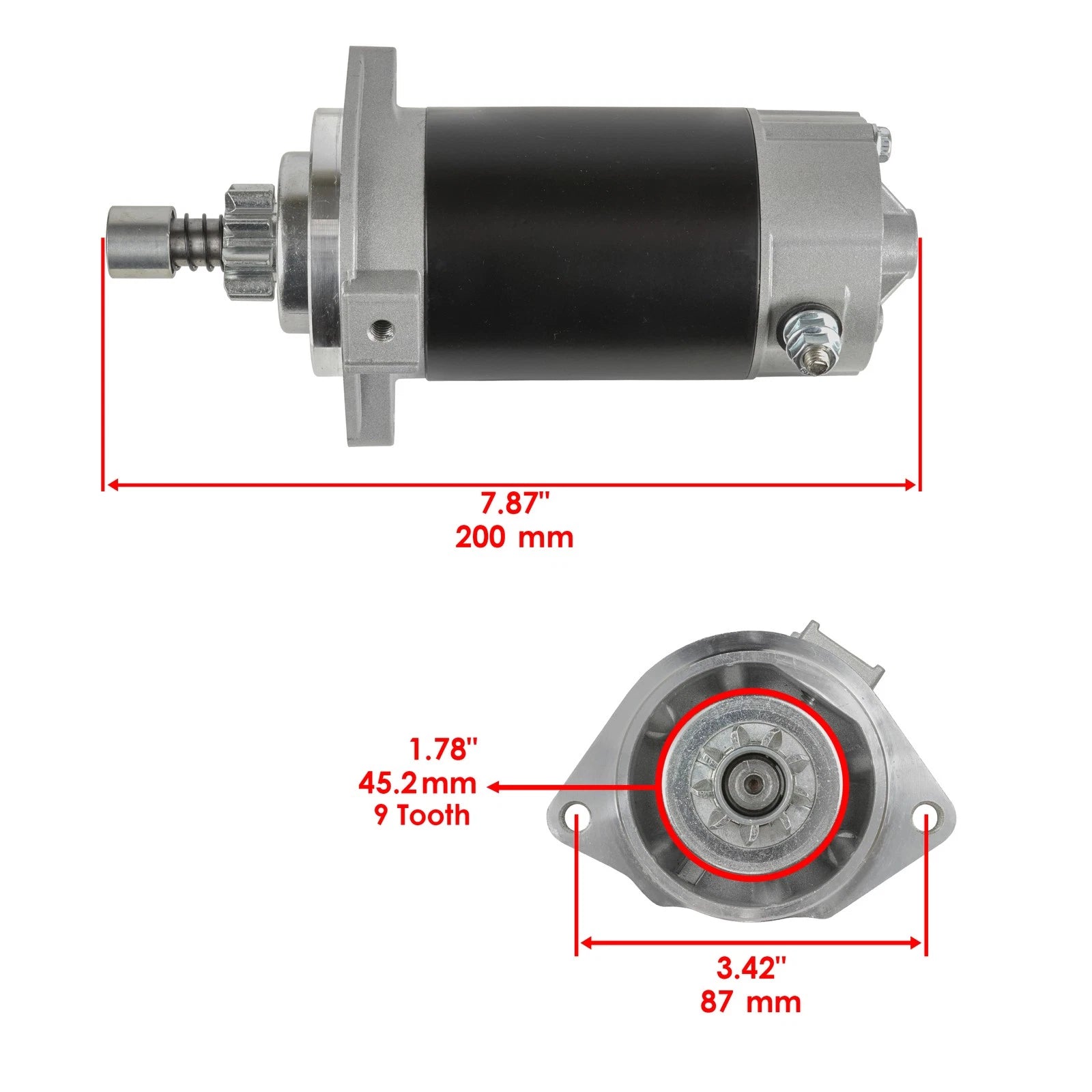 Starter for Mercury / Tohatsu (3C8-76010-1M, 3C8-76010-1, 853805T03)