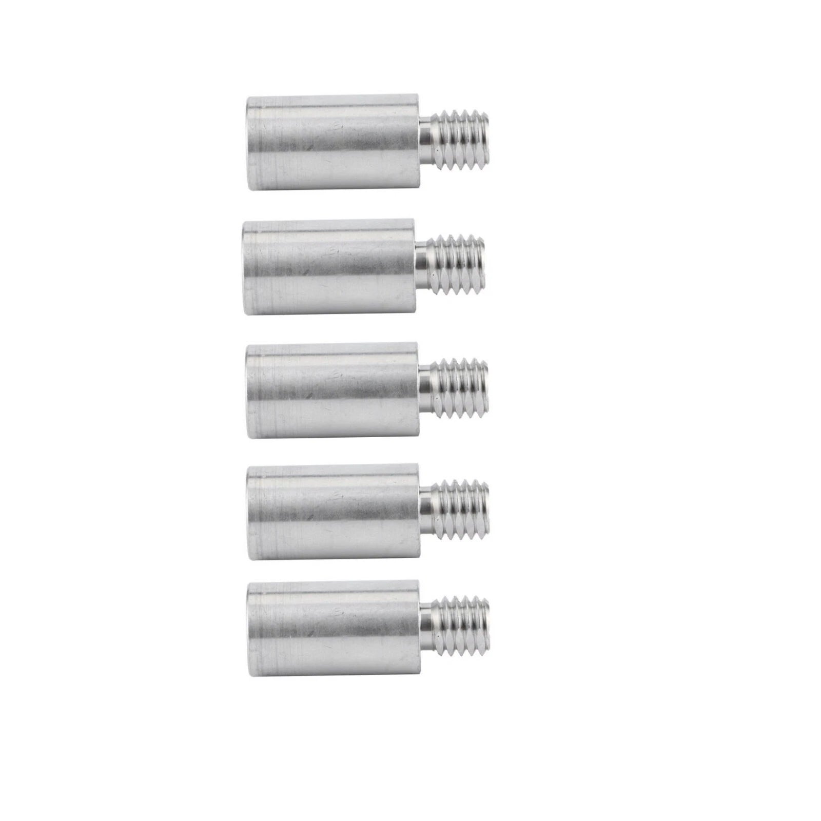 Set of 5 Zinc Anode Rods for Volvo Penta (Replaces 838929, 804107, 800476, 858501)