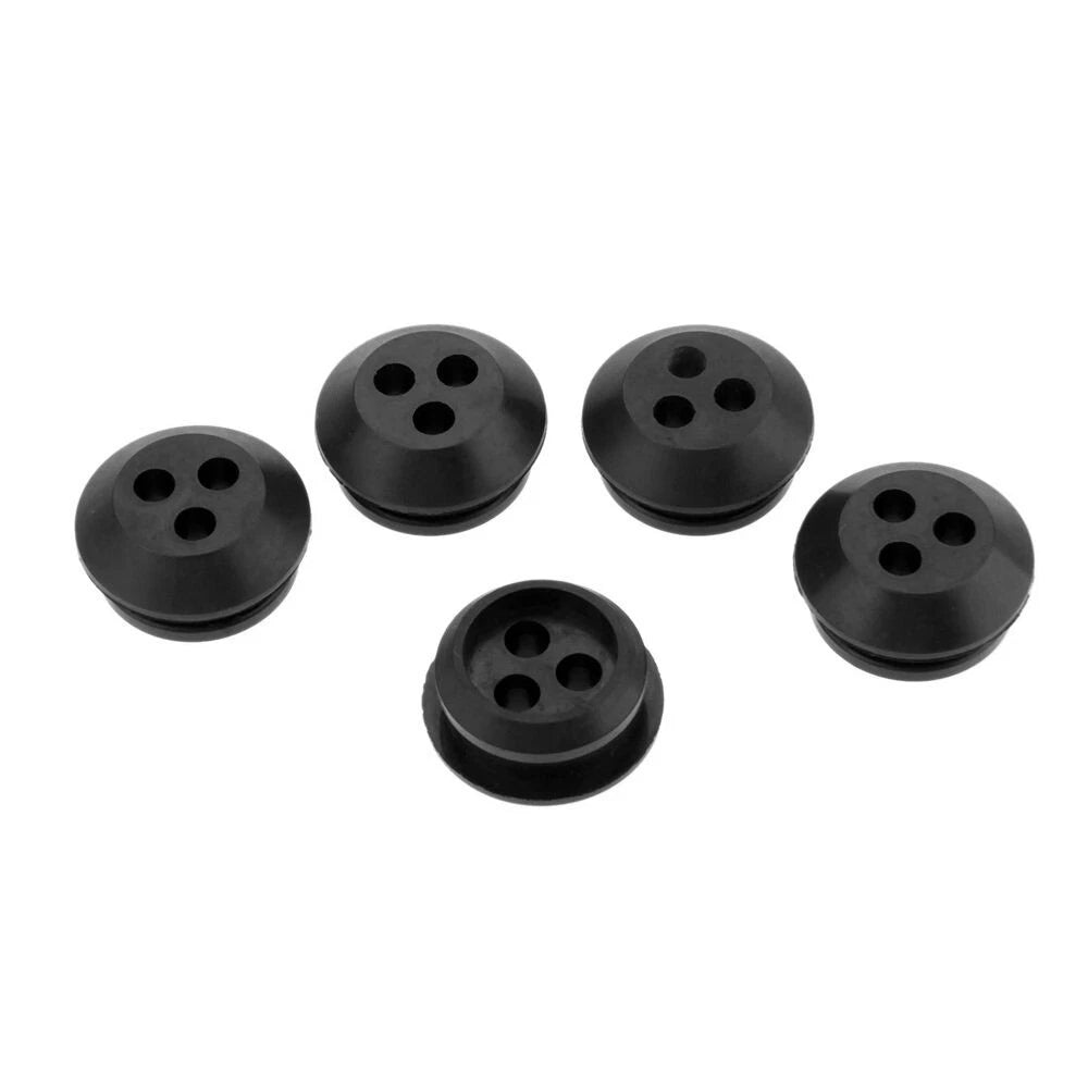 Set of 5 Fuel Gas Tank Grommet 3 Hole for Trimmer Blower V137000030, 13211546730