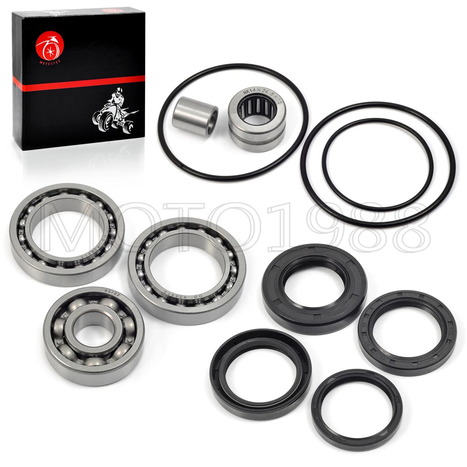 Rear Axle Bearings and Seals Kit for Honda TRX300FW 4x4 (1988–2000)