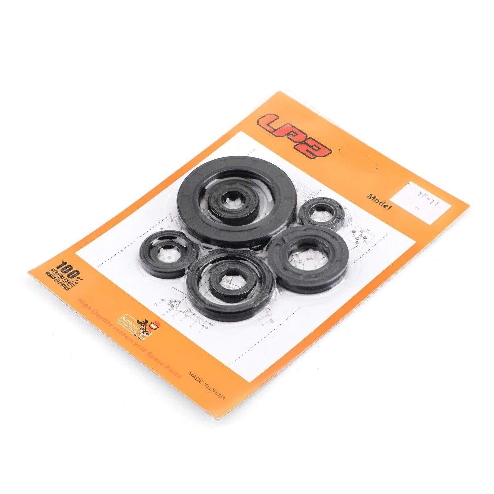 8pcs Engine Oil Seal Kit for Honda CR250R (1992–2001) cr250r cr-250r