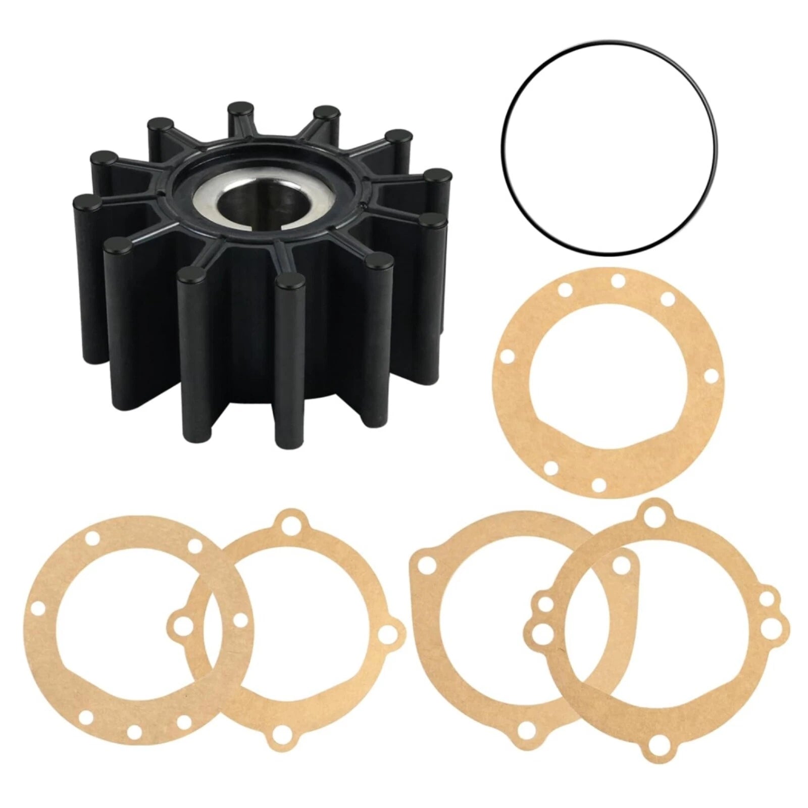 Inboard Water Pump Impeller Kit for Volvo (18838-0001) & OMC (3854286)