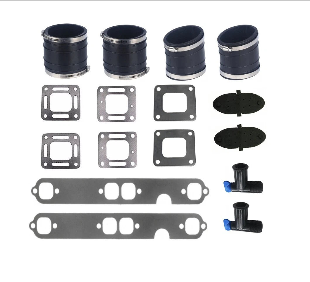 Exhaust Bellow Kit & Gasket for MerCruiser V8 (200-320) 32-44348001 27-33395 27-863724