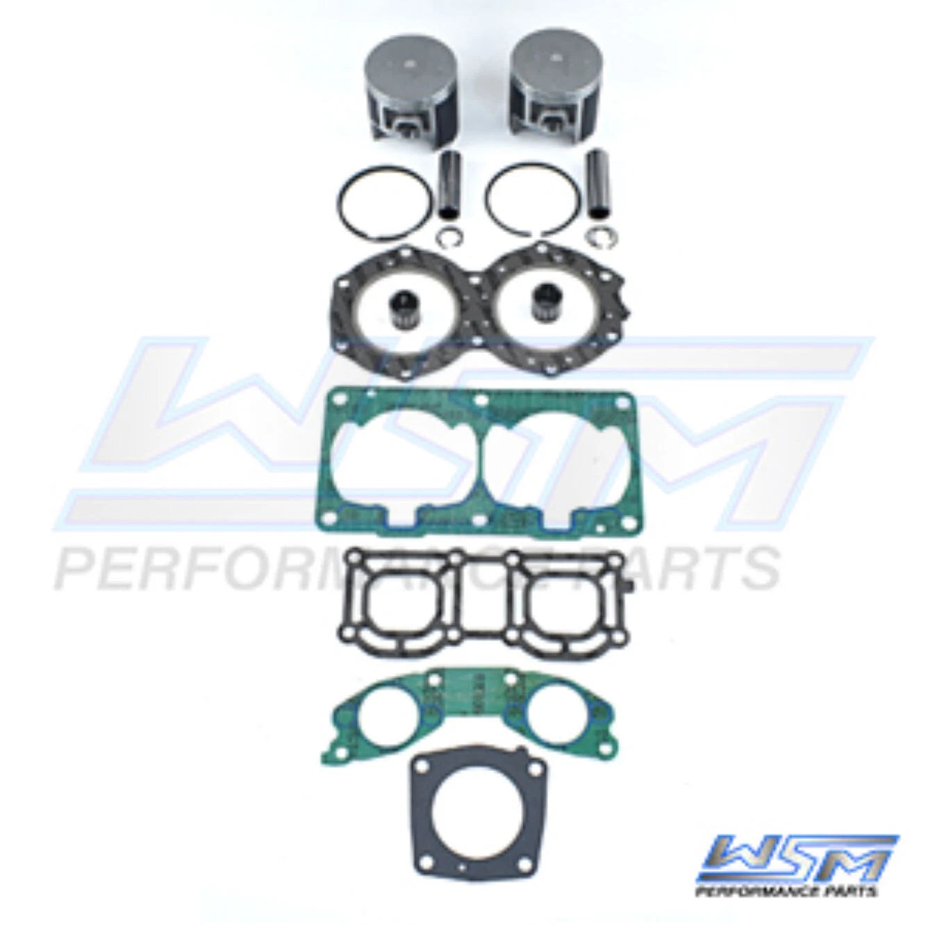 WSM Top End Rebuild Kit for Yamaha 700 Super Jet (1996–2020) STD Platinum 010-825-20P
