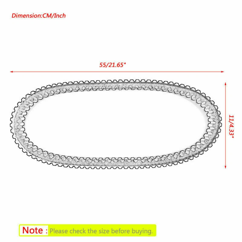 Drive Belt 1203OCx35W for Arctic Cat Firecat Sabercat 600 700 EFI (2003–2006)