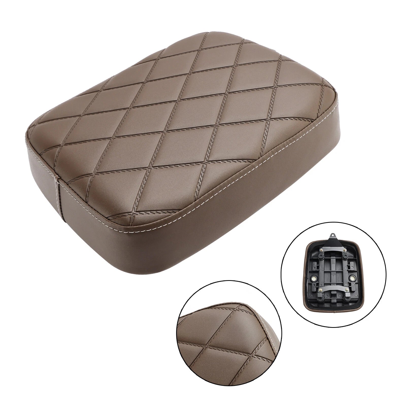 Rear Seat Passenger Cushion for Honda Cross Cub 110 (2023) - Brown Pu