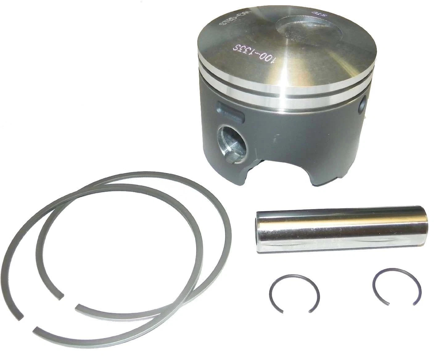 Piston Kit for Johnson Evinrude 75-175 Hp Ficht (.010 Over) (100-133-04SK, 5000813)