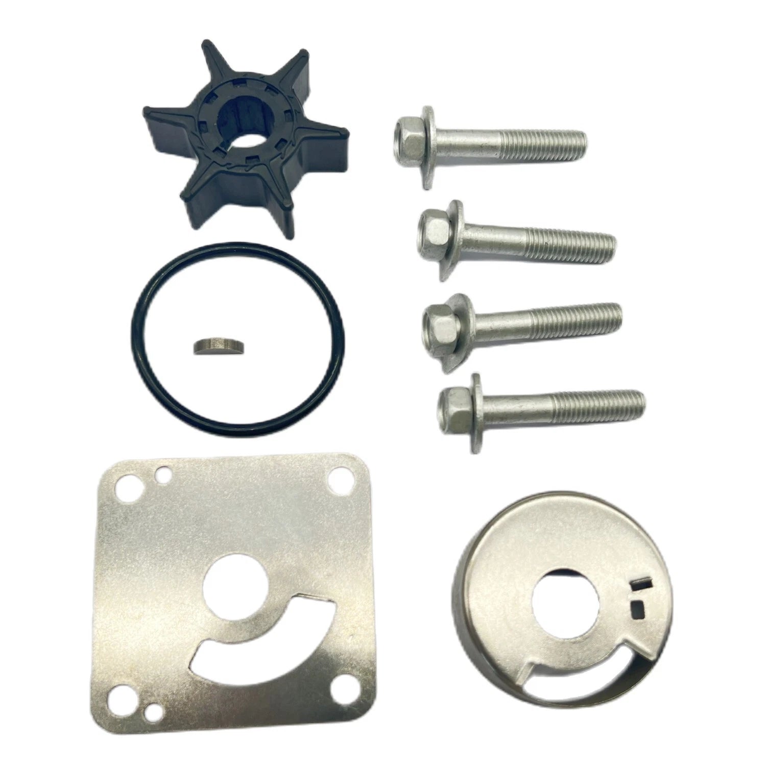 Water Pump Impeller Kit for Yamaha 2-Stroke 20 25 HP (6L2-W0078, 20D, 25N)