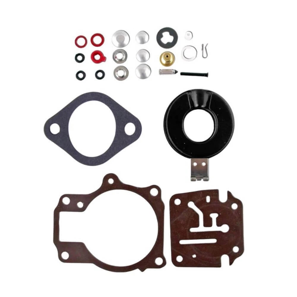 Carburetor Kit with Float for Johnson Evinrude Outboard 18-7222 392061 396701