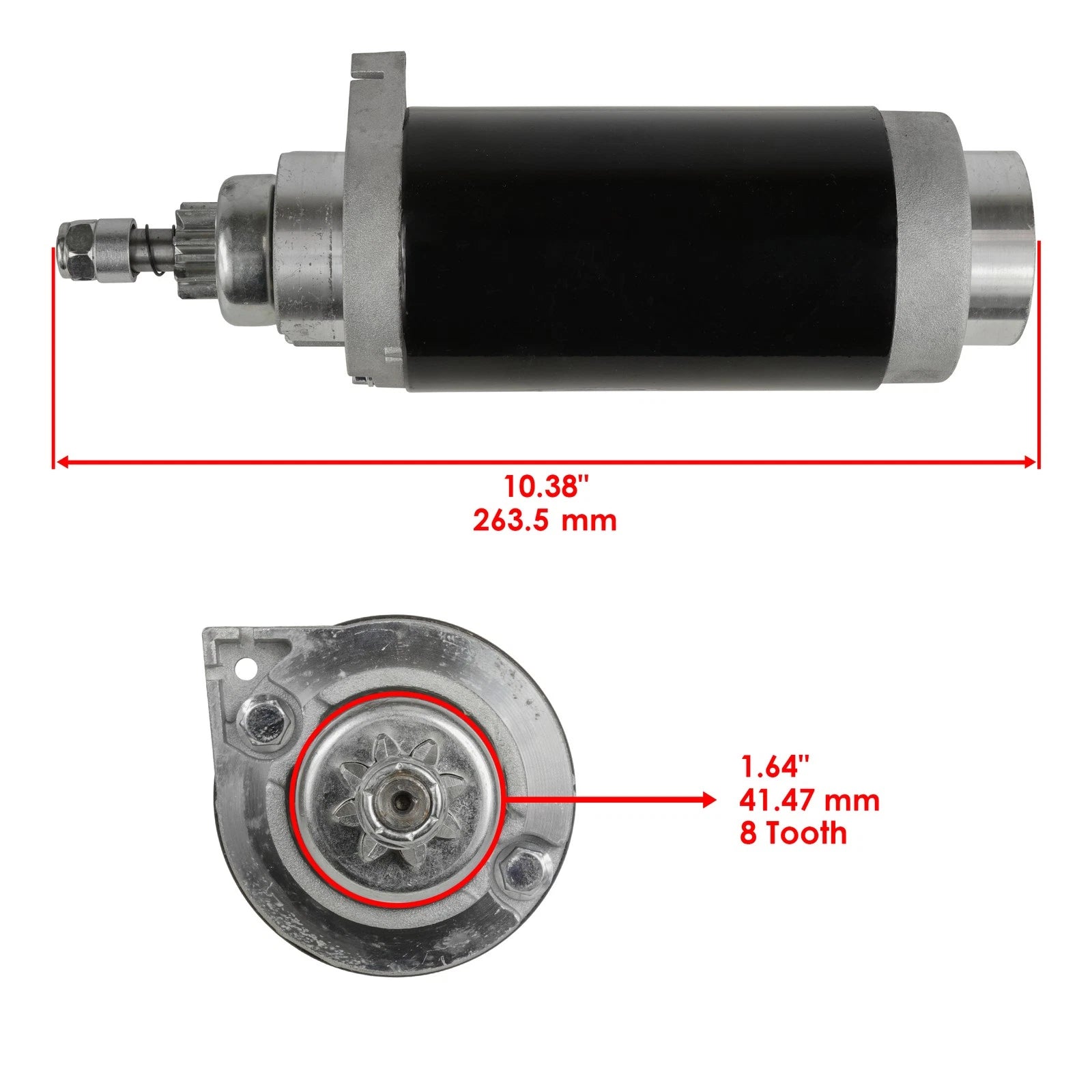 Starter for Mercury 90 90Hp 90Elpto Coastal Jet 65 (1999–2009)