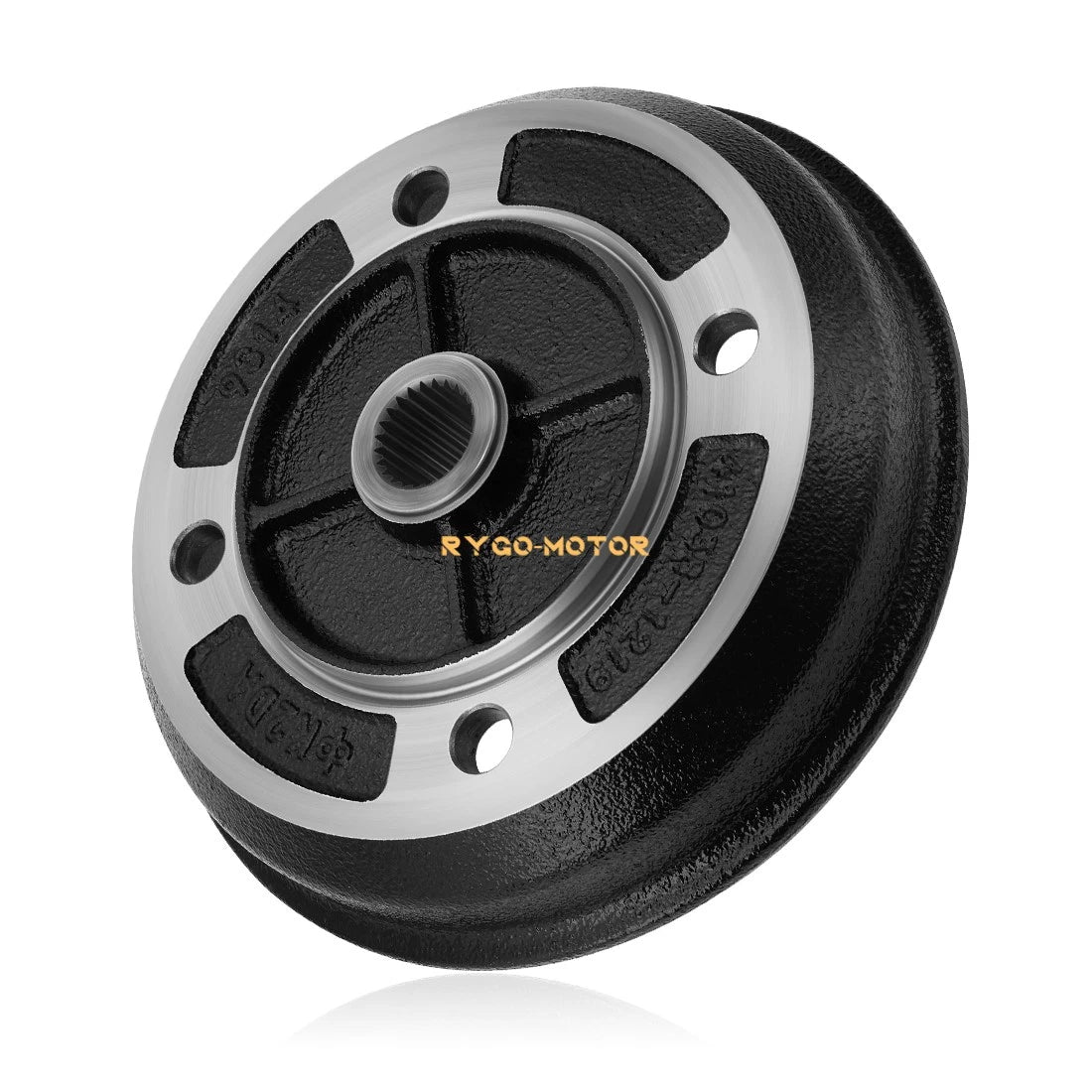 2 Rear Brake Drums with Bearing for Kawasaki Mule (41038-1226)