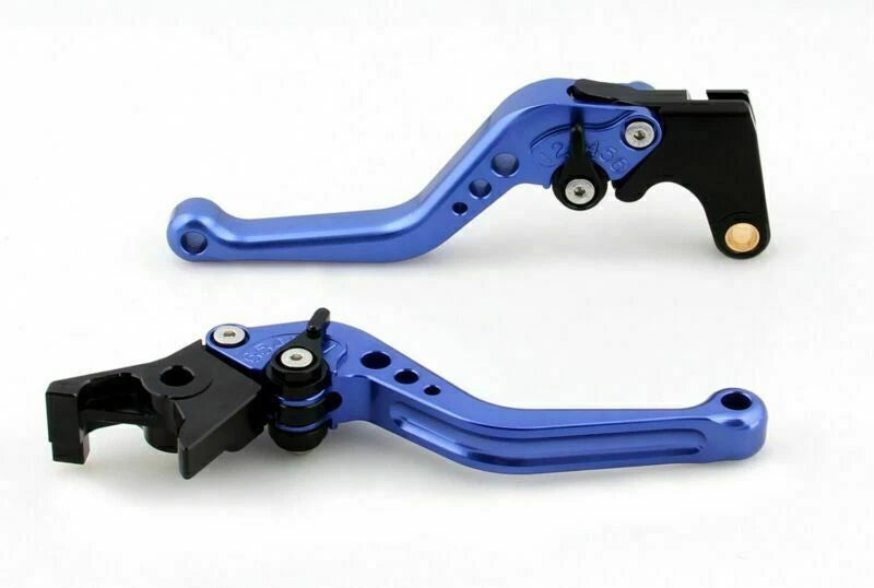 Short Brake Clutch Levers for Kawasaki ZX636R ZX6RR (2005–2006) Blue T9