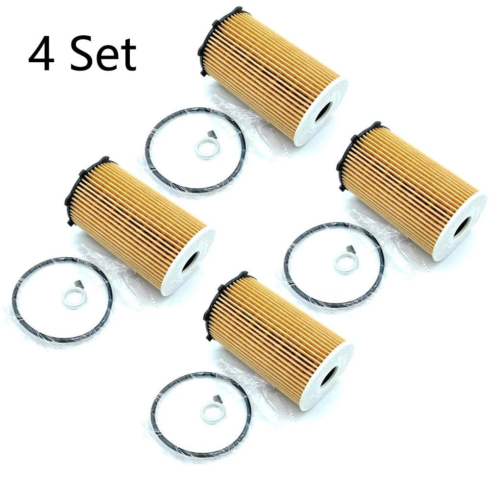 Set of 4 Oil Filters for Hyundai Azera, Kia Cadenza, Sedona, Sorento (2011–2019) 26320-3CAA0