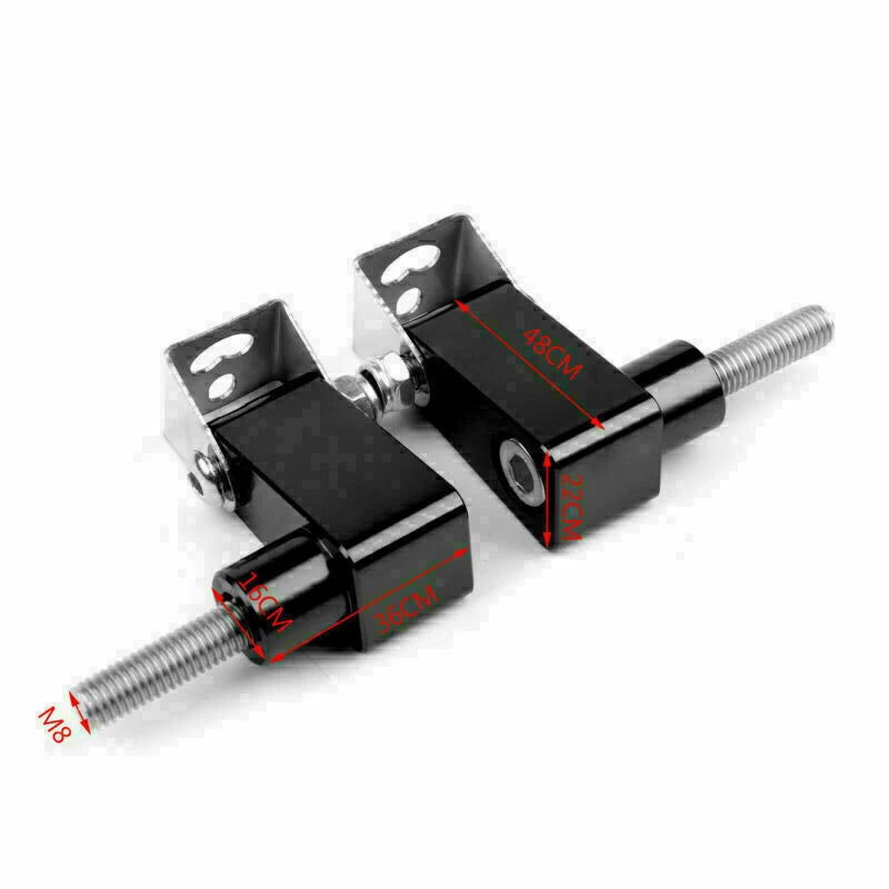 2Pcs Lower Fork Mount Spotlight Holder Bracket for XMAX 125/250/300 (2017–2023)