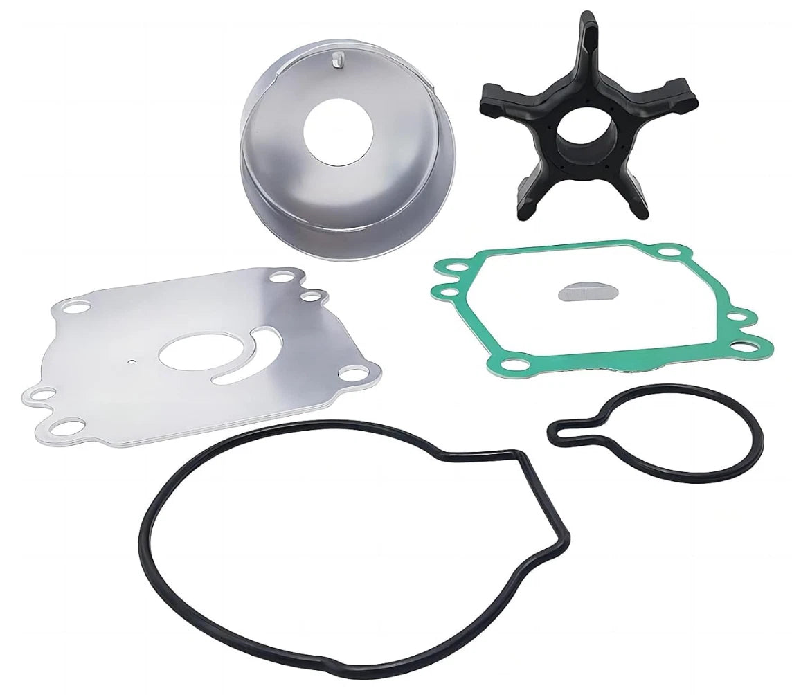 Outboard Water Pump Impeller & Plate for Suzuki 4-S (17461-90J01, 17471-87E01)