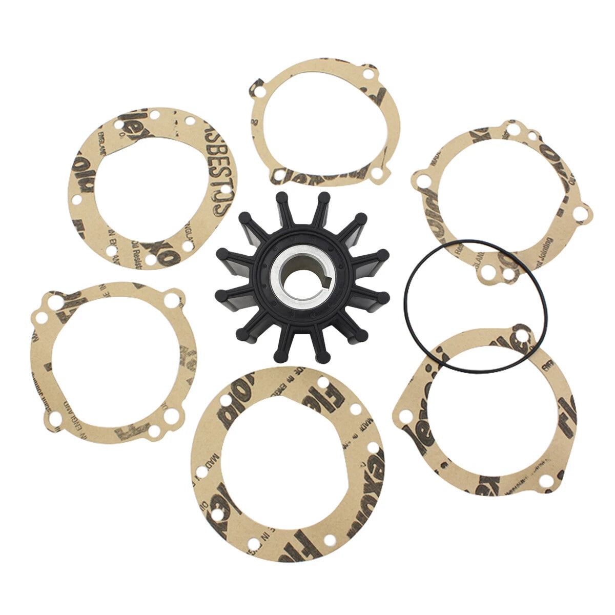 Flexible Impeller Kit for Sherwood CEF 500120 Volvo 835874 Sierra 18-3061