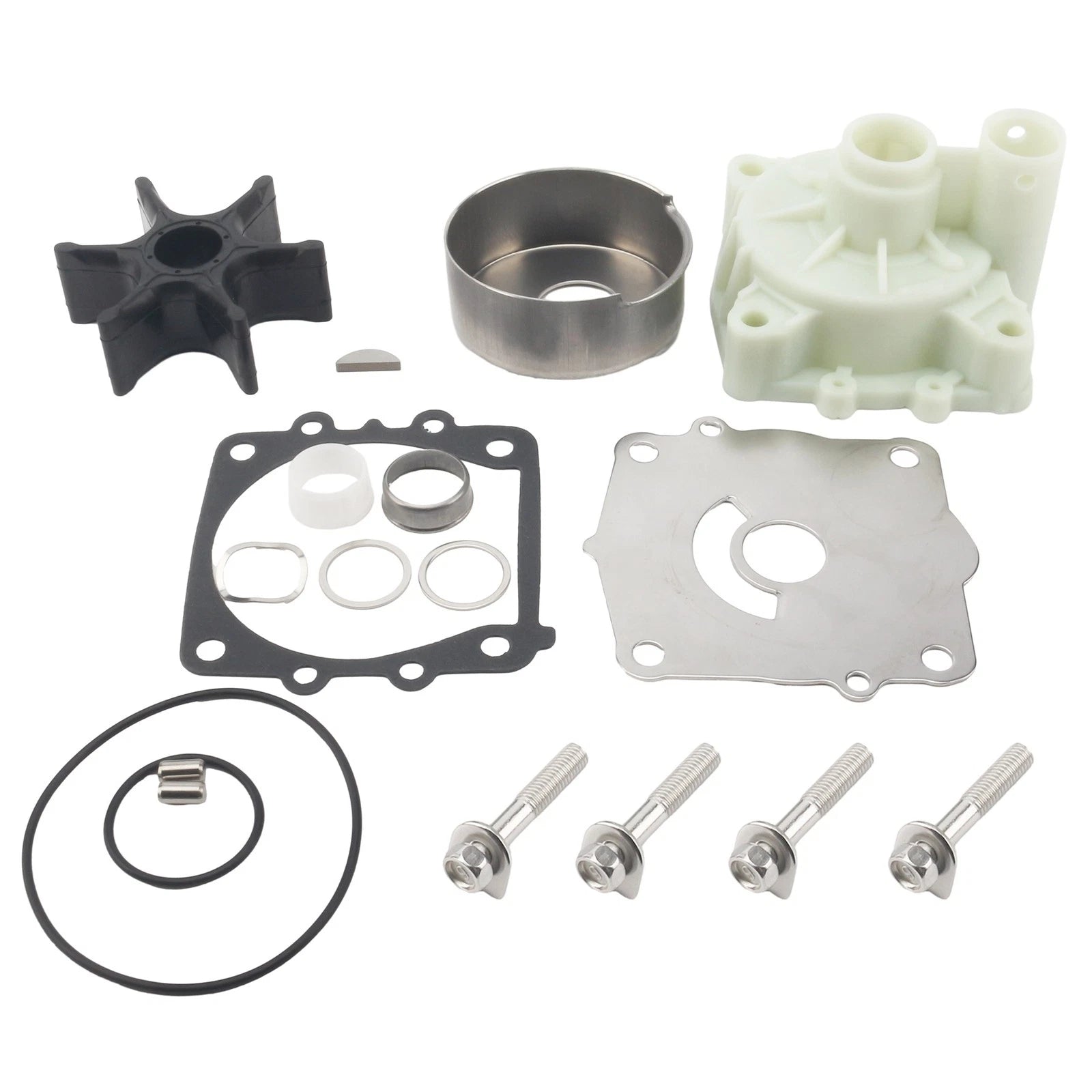 Water Pump Repair Kit for Yamaha Outboard F115 LF115 F75/90 (2000–2023) 68V-W0078-00