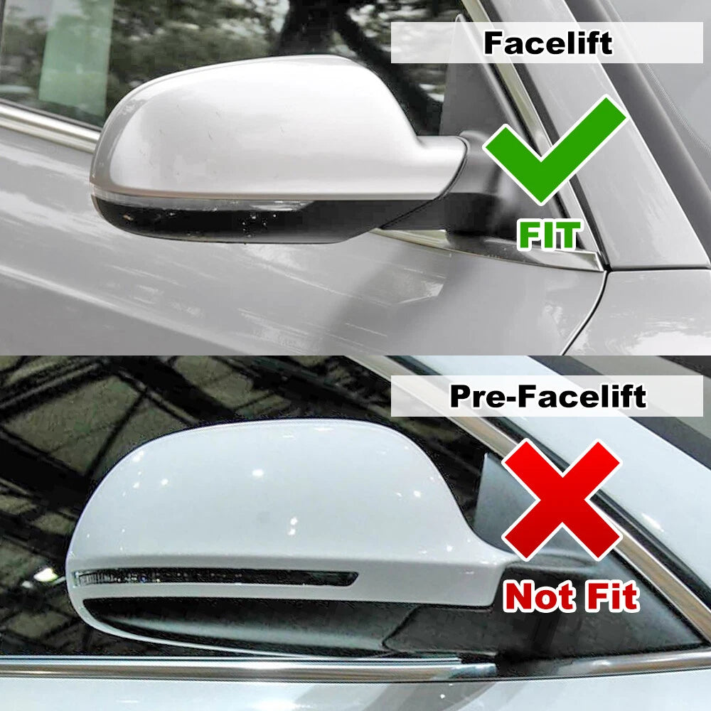 2X LED Side Wing Mirror Turn Signal Light Lamp for Audi A3 A4 S4 A5 S5 (2010–2020)