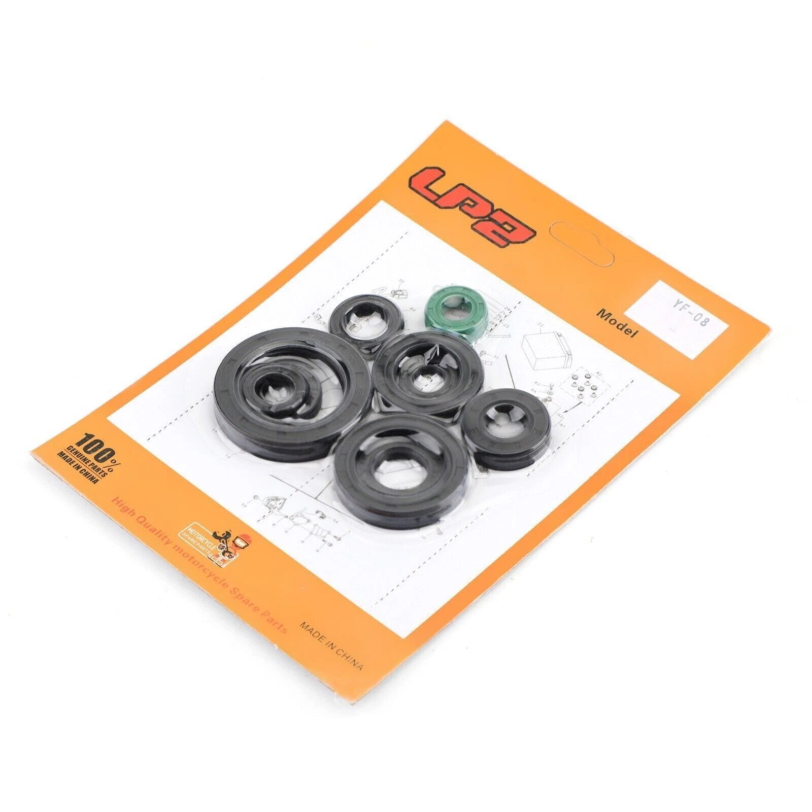 10pcs Engine Oil Seal Kit for Honda CR125R CR125 1987–2003 T9